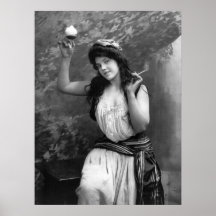 Party Girl, 1902 Print