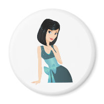 Party Girl dress magnets