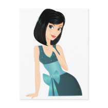 Party Girl dress postcards