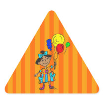 Party Girl Triangle Stickers