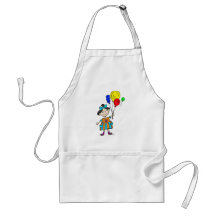 Party Girl With Balloons Aprons