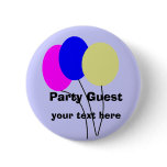 Party Guest, button