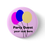 , Party Guest, Buttons