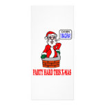 PARTY HARD THIS X-MAS! rack cards