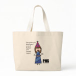 Party Hat Girl -- Belly Button Canvas Bag