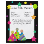 Party Hats Flyer