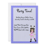 Party Invitation Girly Girl Debbie