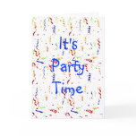 Party Invitation Greeting Card