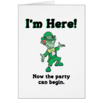 Party Leprechaun cards