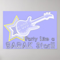 Party Like a Barak Star Posters