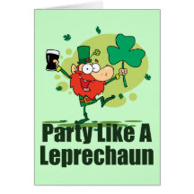 Party Like a Leprechaun Card