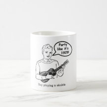 Party Like It's 1929! (Ukulele) Coffee Mugs