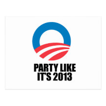 Party like it's 2013 post card