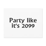 Party Like Its 2099 postcards