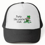 Party Like Youre Irish hats