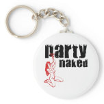 Party Naked Key Chain