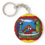 Party Parrot's Cheers keychains