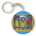 Party Parrots keychains