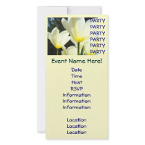 PARTY PARTY PARTY Invitations Tulip Flowers