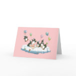 Party Penguins Card (Customisable)