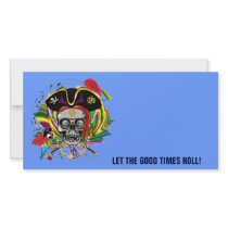Party Pirate-2 Photo Card Template