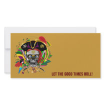 Party Pirate-2 Photo Card Template