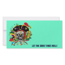 Party Pirate-2 Customized Photo Card