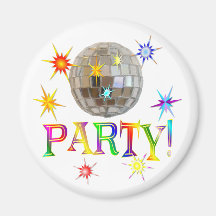 Party! Refrigerator Magnet