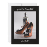 Party Shoe Invitation, You're Invited, RSVP