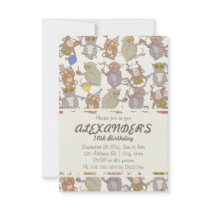 Party Tarsiers, 3.5x5 customisable