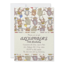 Party Tarsiers, 5.5x7.5 customisable
