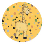 Party Theme Animal Gerry Giraffe Fun Stickers