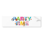 party time for kids bumper stickers