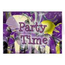 Party Time Greeting Card