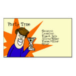 Party Time Invitation business cards