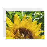 Party Time! Invitations Sunflowers Celebrations