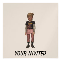 Party time personalized invitations