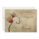 Party tulips elegant swirls old style invitation by Rupydetequila Party tulips elegant swirls old style invitation