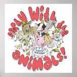 PARTY WITH THE ANIMALS posters