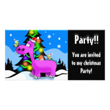 Party!!, You are invited Photo Card