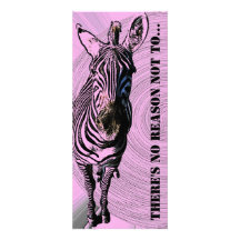 party zebras - no reason not to party invites