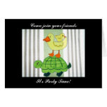 Partytime Invitation - blank Card