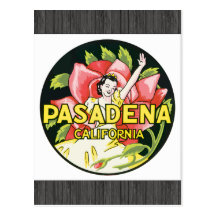 Pasadena California, Vintage Post Card