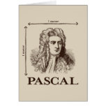Pascal = 1 newton per square metre math joke cards