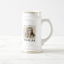 Pascal = 1 newton per square metre math joke coffee mug