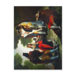 Paseo por Andaluc?a (detalle). Pintor Goya. Fotogr postcards