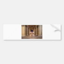 Passage in Louvre to bridge of arts in Paris Bumper Sticker