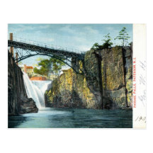Passaic Falls, Paterson NJ 1907 vintage Post Cards