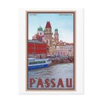 Passau - Donau Waterfront Post Cards