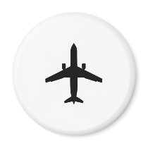 passenger Aeroplane Magnets